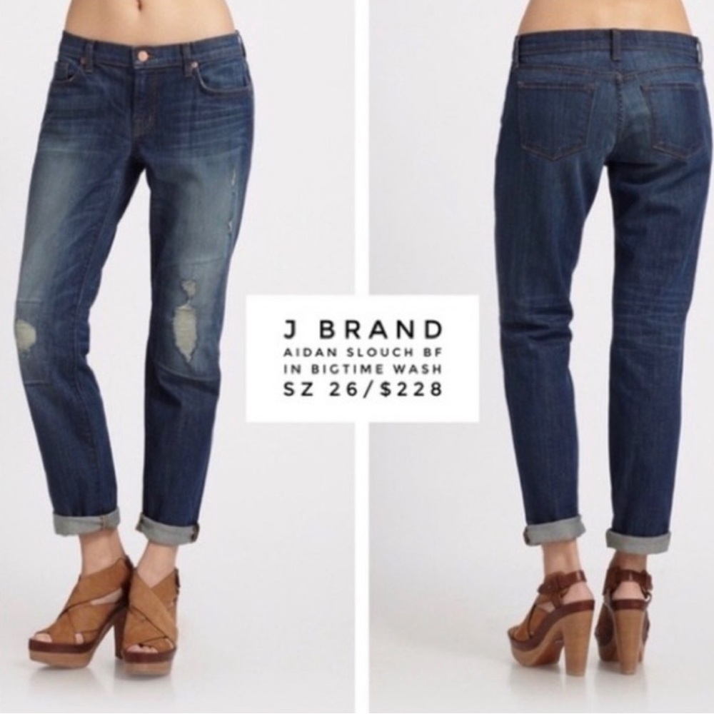 J. Brand Aidan Slouch BF in Bigtime Wash